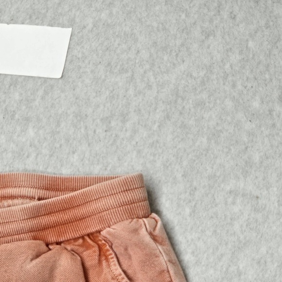 Crazy Shirts Men Activewear Pants M Peach Embroidered Pumpkin Dye Jogger Y2K - Picture 5 of 12